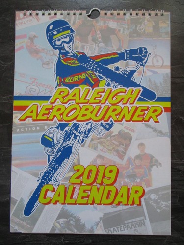 Raleigh bmx calendar - bmx, old